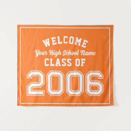 Welcome Class of 2006, 20 Year Reunion Decor タペストリー
