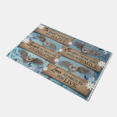 Welcome Doormat, Halloween Doormat, Bat Mat ドアマット (アングル)
