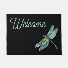 Welcome dragonfly doormat ドアマット