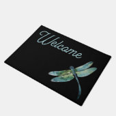 Welcome dragonfly doormat ドアマット (アングル)