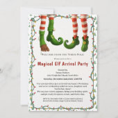 Welcome Elf Party | North Pole Arrival Celebration 招待状 (正面)