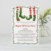 Welcome Elf Party | North Pole Arrival Celebration 招待状 (スタンド正面)