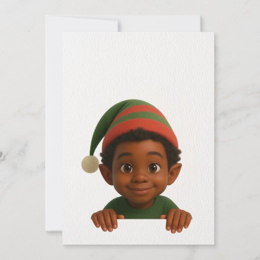 Welcome Elf Party | North Pole Arrival Celebration 招待状 (裏面)