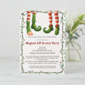 Welcome Elf Party | North Pole Arrival Celebration 招待状 (スタンド正面)