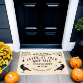 Welcome Enter At Your Own Risk Spirt Board ドアマット