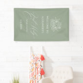 WELCOME FIRST COMMUNION banner custom Sage 横断幕 (インサイチュ)