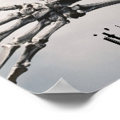 Welcome Foolish Mortals Zombie Skeleton Scary   ポスター (角)