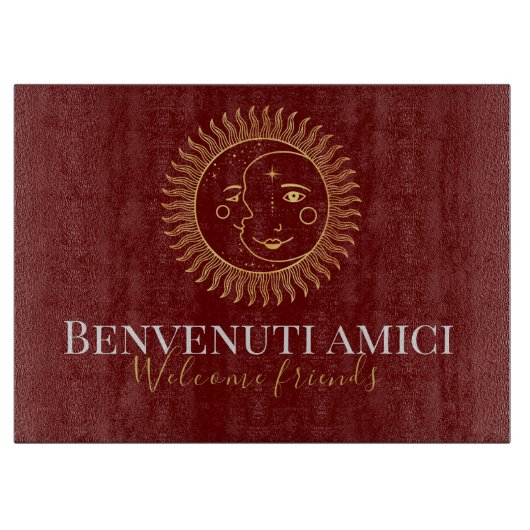 Welcome Friends English / イタリアンCharcuterie カッティングボード (正面)