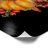 Welcome Friendsgiving Potluck Autumn Celebration ポスター (コーナー)