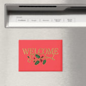 Welcome holly christmas guest  マグネット (インサイチュ (食洗機))
