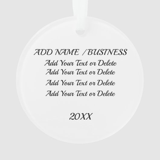 Welcome Home オーナメント (裏面)