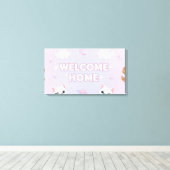 Welcome home  キャンバスプリント (インサイチュ (ウッドフロア))