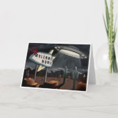 Welcome Home! A retro inspired greeting card.  カード (正面)