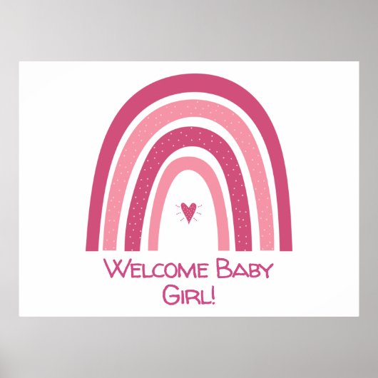 Welcome Home Baby Girl Poster ポスター (正面)