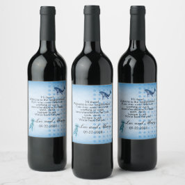 Welcome Home: Customizable Wine Labels for New Nei ワインラベル
