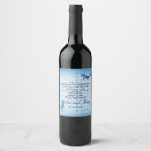 Welcome Home: Customizable Wine Labels for New Nei ワインラベル (正面)