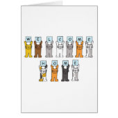 Welcome Home Cute Cartoon Cats (正面)
