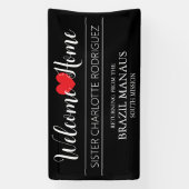 Welcome Home Elegant Missionary Banner 横断幕 (縦)