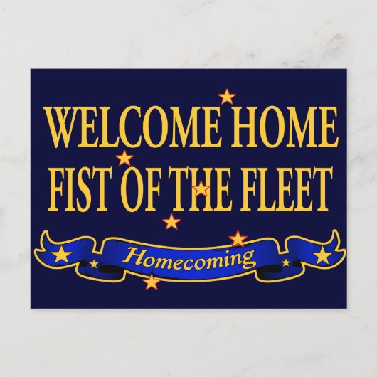 Welcome Home Fifst of the Fleet ポストカード (正面)