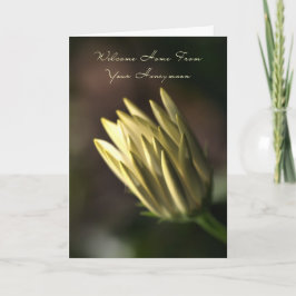 Welcome Home From Your Honeymoon - Flower Bud カード