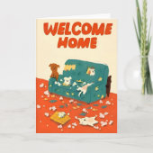 Welcome Home Illustration カード (正面)