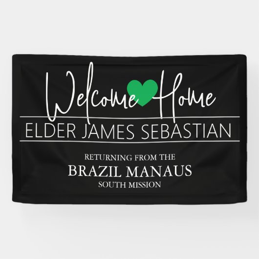 Welcome Home Missionary Banner 横断幕 (横)