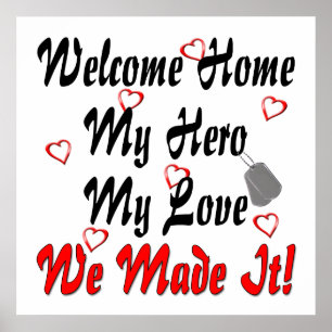 Welcome home my Hero my Love私たちはそれを作った ポスター