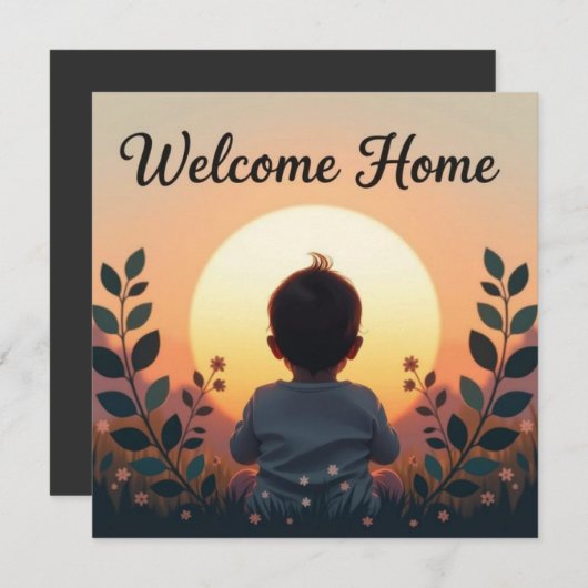 Welcome home, new baby (正面/裏面)