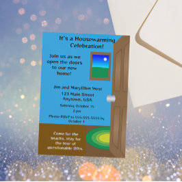 Welcome Home, Open Doors Housewarming 招待状