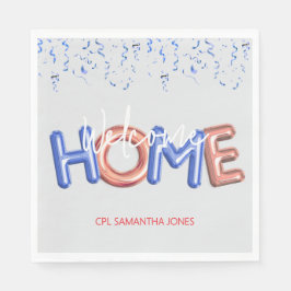 Welcome Home Patriotic Military Hero Party スタンダードランチョンナプキン