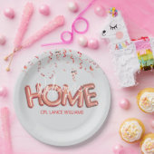 Welcome Home Patriotic Military Hero Party ペーパープレート (パーティー)