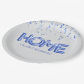 Welcome Home Patriotic Military Hero Party ペーパープレート (アングル)