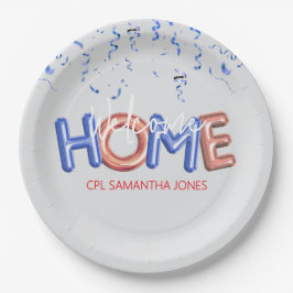 Welcome Home Patriotic Military Hero Party ペーパープレート