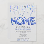 Welcome Home Patriotic Military Hero Party 招待状 (正面/裏面)