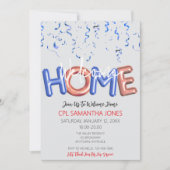 Welcome Home Patriotic Military Hero Party 招待状 (正面)