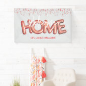 Welcome Home Patriotic Military Hero Party Poster 横断幕 (インサイチュ)