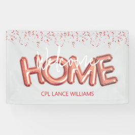 Welcome Home Patriotic Military Hero Party Poster 横断幕