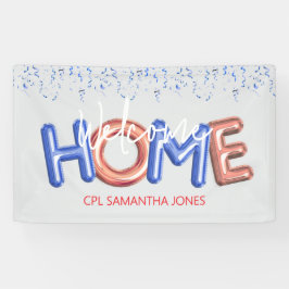 Welcome Home Patriotic Military Hero Party Poster 横断幕