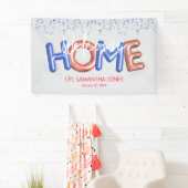 Welcome Home Patriotic Military Hero Party Poster 横断幕 (インサイチュ)