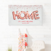 Welcome Home Patriotic Military Hero Party Poster 横断幕 (インサイチュ)