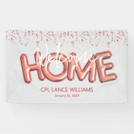 Welcome Home Patriotic Military Hero Party Poster 横断幕