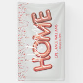 Welcome Home Patriotic Military Hero Party Poster 横断幕 (縦)