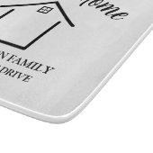Welcome Home Personalized Keepsake カッティングボード (角)