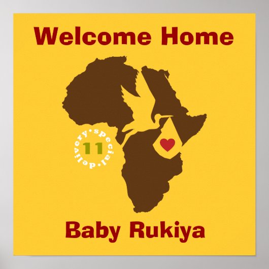 Welcome Home Poster - Ethiopia ポスター (正面)