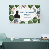 Welcome Home Veteran Banner – Patriotic Camo  横断幕 (トレードショー)