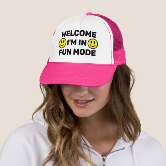 Welcome - I'm In Fun Mode™ Trucker Hat キャップ (インサイチュ)