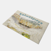 Welcome in Greek – Ancient Theater of Athens ドアマット (アングル)