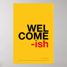 WELCOME-ISH – おもしろ玄関の壁掛けアート