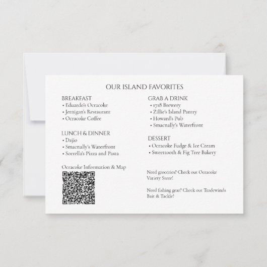 Welcome Kit Card サンキューカード (裏面)