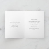 Welcome Little Lamb New Baby Keepsake カード (内部)